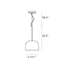 Load image into Gallery viewer, Equatore Pendant Light - line-drawing.
