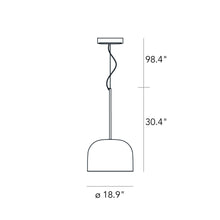 Load image into Gallery viewer, Equatore Pendant Light - line-drawing.

