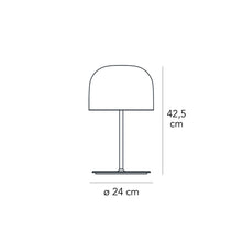 Load image into Gallery viewer, Equatore Table Lamp - line-drawing.
