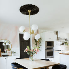 Load image into Gallery viewer, Estee Chandelier in dining room.
