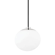 Load image into Gallery viewer, Estee Pendant Light in Polished Nickel.
