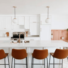 Load image into Gallery viewer, Estee Pendant Light in dining room.
