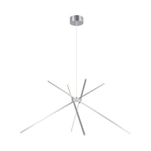 Load image into Gallery viewer, Alumilux Aster LED Multi Light Pendant Light in 4-Light/Satin Aluminum.

