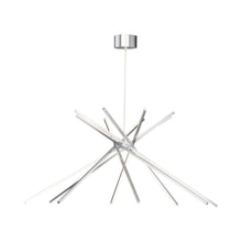 Load image into Gallery viewer, Alumilux Aster LED Multi Light Pendant Light in 8-Light/Satin Aluminum.
