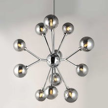 Load image into Gallery viewer, Asteroid LED Multi-Light Pendant Light in Detail.
