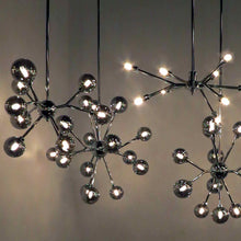 Load image into Gallery viewer, Asteroid LED Multi-Light Pendant Light in Detail.
