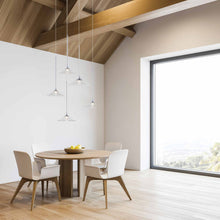 Load image into Gallery viewer, Cono LED Multi-Light Pendant Light in room.
