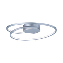 Load image into Gallery viewer, Cycle LED Flush Mount Ceiling Light in Matte Silver (18-Inch).
