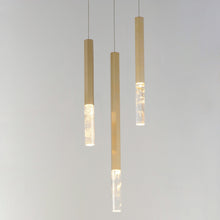 Load image into Gallery viewer, Diaphane LED Multi Light Pendant Light in Detail.
