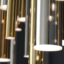 Load image into Gallery viewer, Flute LED Multi Light Pendant Light in Detail.
