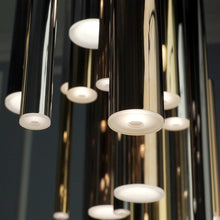 Load image into Gallery viewer, Flute LED Multi Light Pendant Light in Detail.
