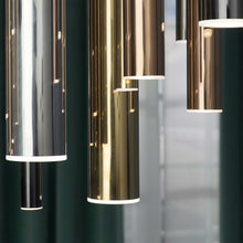 Load image into Gallery viewer, Flute LED Multi Light Pendant Light in Detail.
