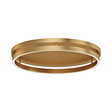 Load image into Gallery viewer, Groove LED Flush Mount Ceiling Light in Gold.
