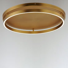 Load image into Gallery viewer, Groove LED Flush Mount Ceiling Light in Detail.
