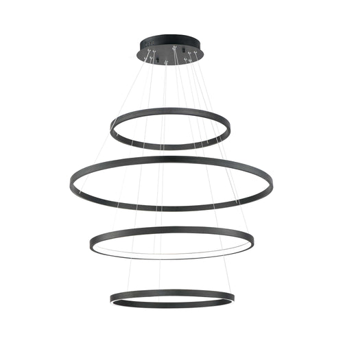 Groove LED Multi Tier Chandelier.