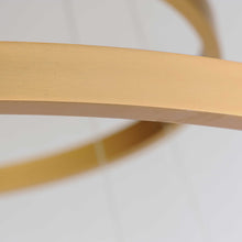 Load image into Gallery viewer, Groove LED Multi Tier Chandelier in Detail.
