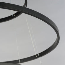 Load image into Gallery viewer, Groove LED Multi Tier Chandelier in Detail.
