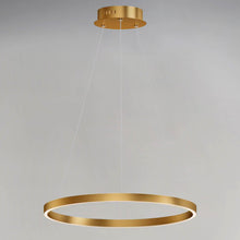 Load image into Gallery viewer, Groove LED Pendant Light in Detail.
