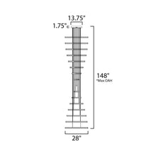 Load image into Gallery viewer, Hover LED Pendant Light - line drawing.
