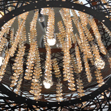 Load image into Gallery viewer, Inca Flush Mount Ceiling Light in Detail.
