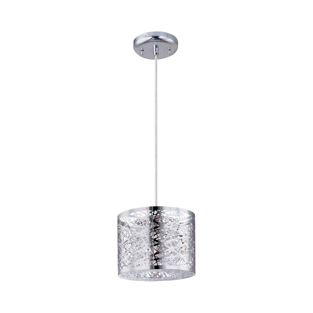 Inca Mini Pendant Light in Polished Chrome.
