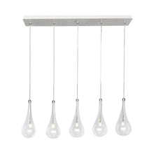 Load image into Gallery viewer, Larmes Linear Pendant Light (LED/5-Light).

