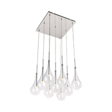 Load image into Gallery viewer, Larmes Square Linear Pendant Light (LED/9-Light).
