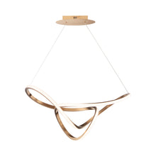 Load image into Gallery viewer, Perpetual LED Pendant Light in 32-Inch/Brushed Champagne.
