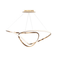 Load image into Gallery viewer, Perpetual LED Pendant Light in 46-Inch/Brushed Champagne.
