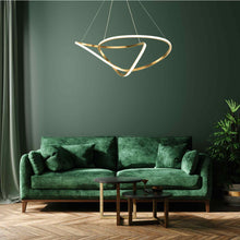 Load image into Gallery viewer, Perpetual LED Pendant Light in living room.

