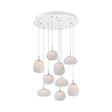 Load image into Gallery viewer, Puffs Linear Pendant Light in 9-Light.
