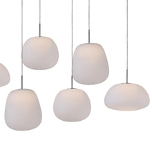 Load image into Gallery viewer, Puffs Linear Pendant Light in Detail.
