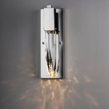 Load image into Gallery viewer, Quartz LED Bath Wall Light in Detail.
