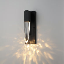Load image into Gallery viewer, Quartz LED Bath Wall Light in Detail.
