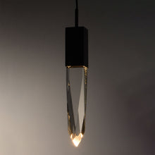 Load image into Gallery viewer, Quartz LED Mini Pendant Light in Detail.
