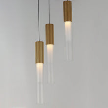 Load image into Gallery viewer, Reeds LED Multi Light Pendant Light in Detail.
