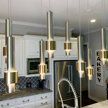 Load image into Gallery viewer, Reveal LED Multi Light Pendant Light in kitchen.
