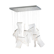 Load image into Gallery viewer, Rinkle LED Linear Pendant Light in Polished Chrome (13-Light).
