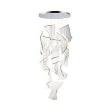 Load image into Gallery viewer, Rinkle LED Multi Light Pendant Light in Polished Chrome(14-Light).
