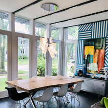 Load image into Gallery viewer, Rinkle LED Multi Light Pendant Light in dining room.

