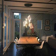 Load image into Gallery viewer, Rinkle LED Multi Light Pendant Light in dining room.
