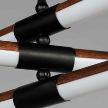 Load image into Gallery viewer, Rollo LED Linear Pendant Light in Detail.
