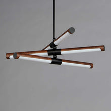 Load image into Gallery viewer, Rollo LED Linear Pendant Light in Detail.

