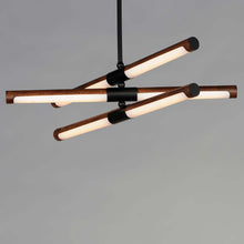 Load image into Gallery viewer, Rollo LED Linear Pendant Light in Detail.
