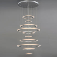 Load image into Gallery viewer, Saturn II LED Chandelier in Detail.
