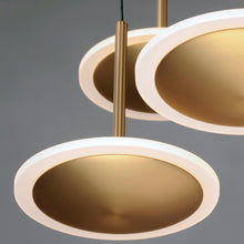 Load image into Gallery viewer, Saucer LED Multi Light Pendant Light in Detail.
