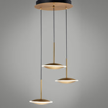 Load image into Gallery viewer, Saucer LED Multi Light Pendant Light in Detail.
