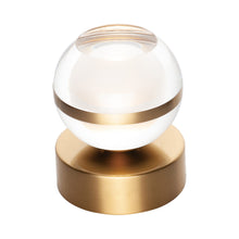 Load image into Gallery viewer, Swank LED Ceiling / Wall Light in Natural Aged Brass.
