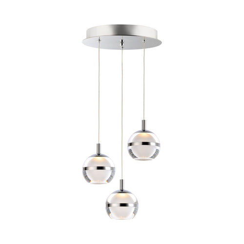 Swank LED Multi-Light Pendant Light.