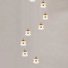 Load image into Gallery viewer, Swank LED Multi-Light Pendant Light in Detail.
